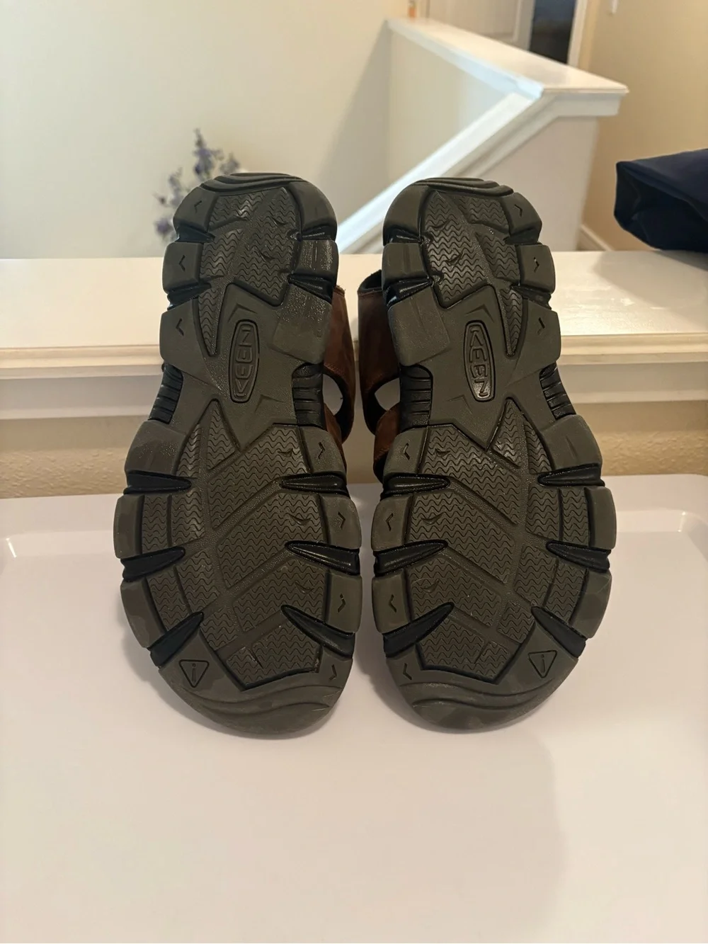 Keen Brown Multi-Strap Leather Sport Sandals